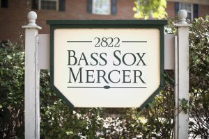 The Bass Sox Mercer Sign 